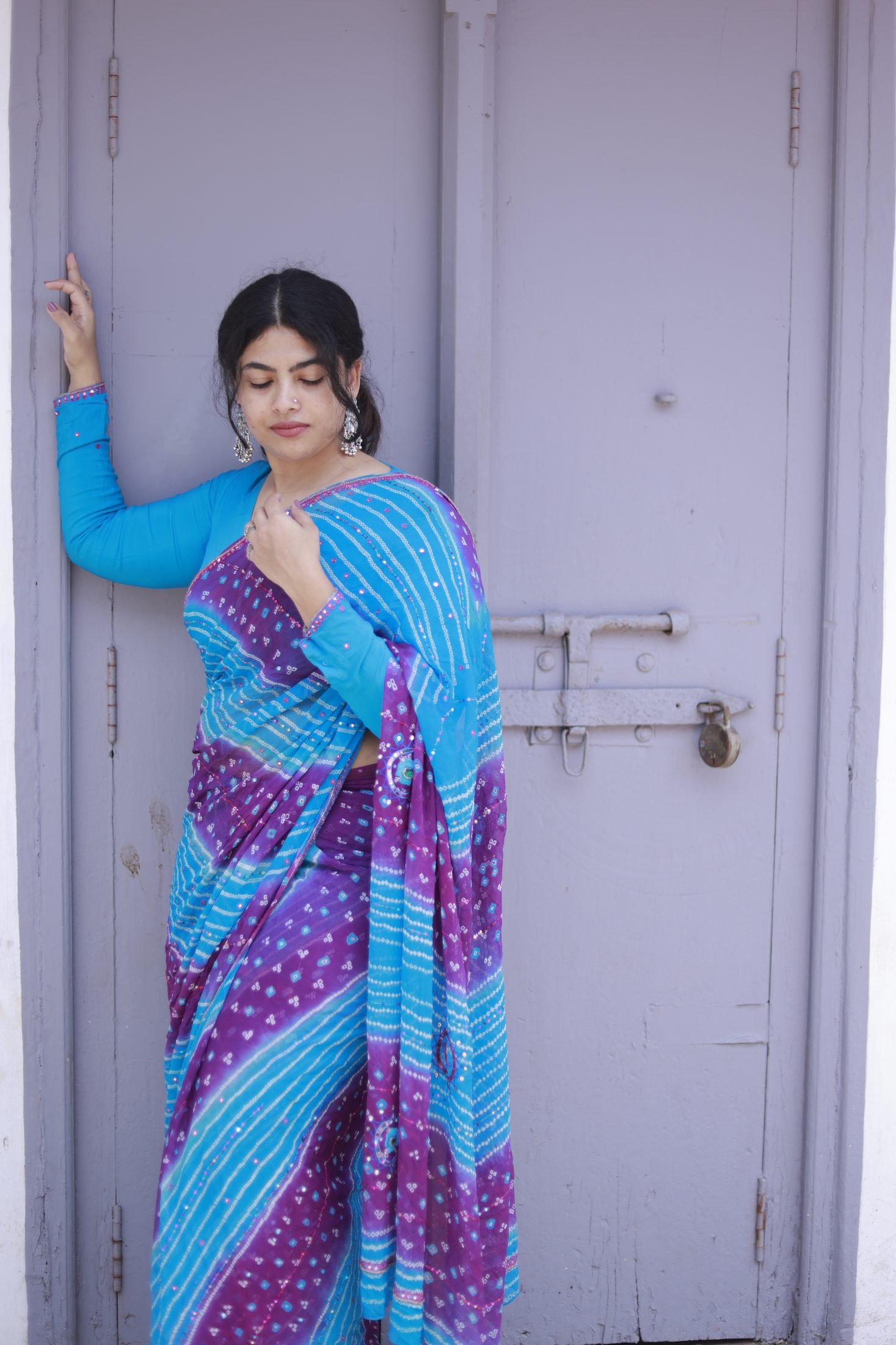 Bandhani Blue