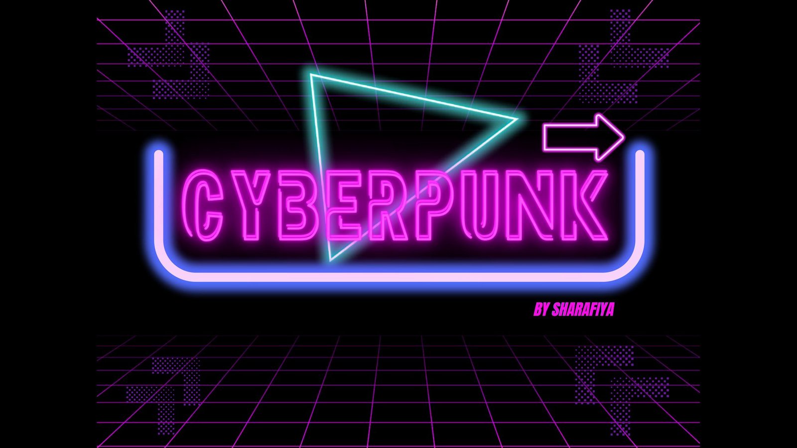 Cyberpunk title art
